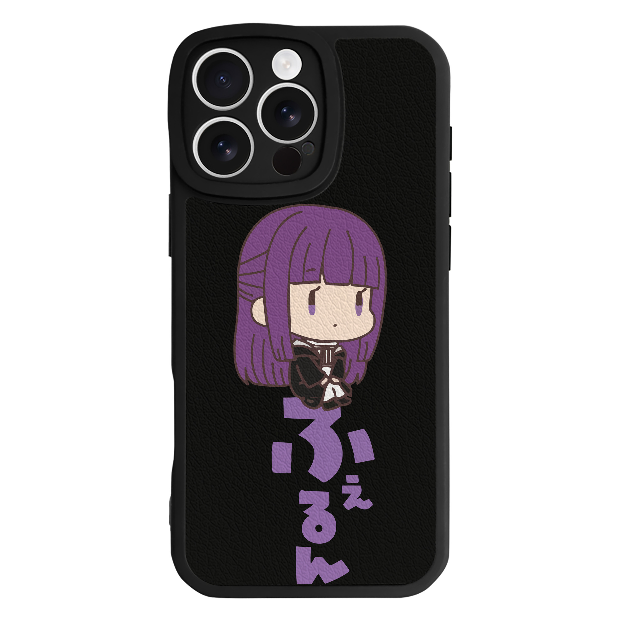 （画像用） 葬送のフリーレン Frieren 【iPhone 16シリーズ対応】シリコンスマホケース（レザー調） 材質：シリコン